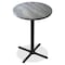 Holland Bar Stool Co 30" dia. Greystone, Indoor/Outdoor All-Season EnduroTop Table Top OD30RGryStn - alternate 2